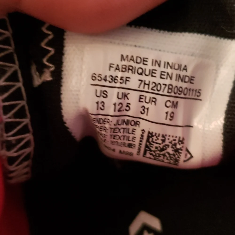 Converse Black Double Tongue Sneakers Size 13